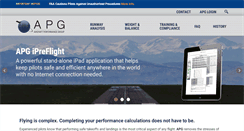 Desktop Screenshot of flyapg.com